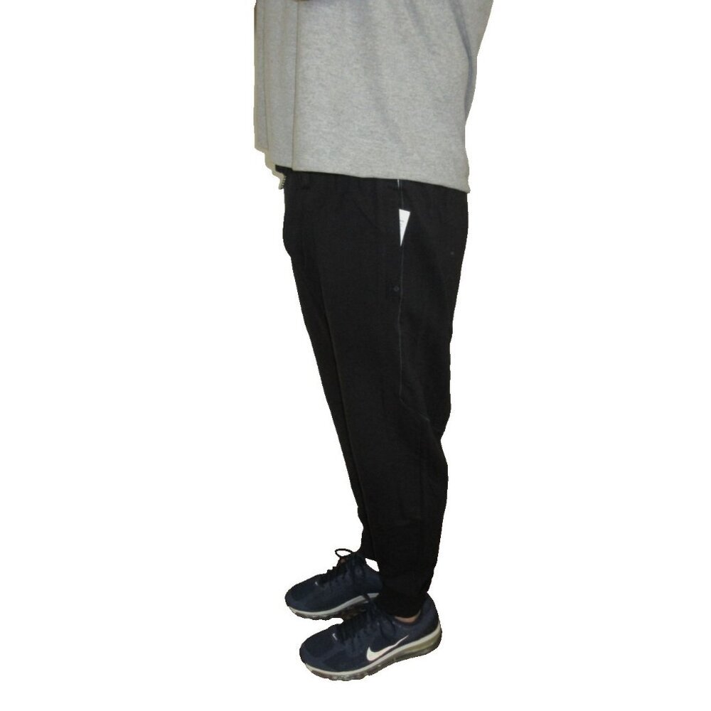 Tasc Performance Men's Varsity Fleece French Terry Jogger Pants Black NWT - Picture 4 of 13